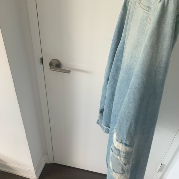 Ripped Denim Jacket - Picture 3 of 6